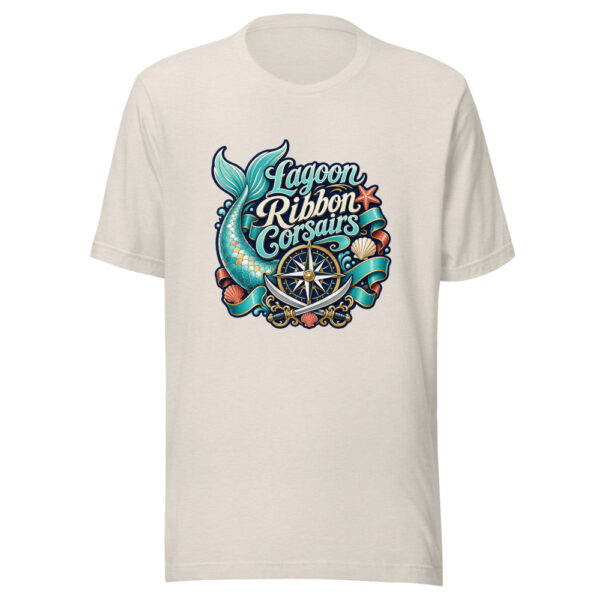 Lagoon Ribbon Corsairs Graphic Tee mockup 8