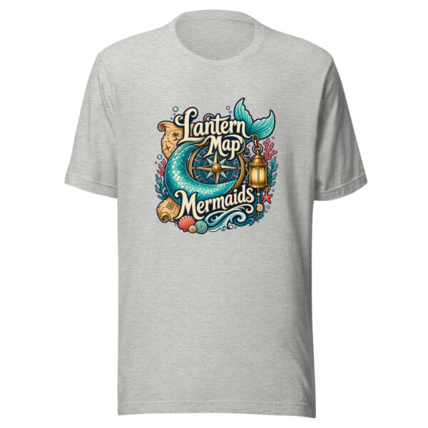 Lantern Map Mermaids Graphic Tee mockup 6 Lantern Map Mermaids Graphic Tee mockup 6
