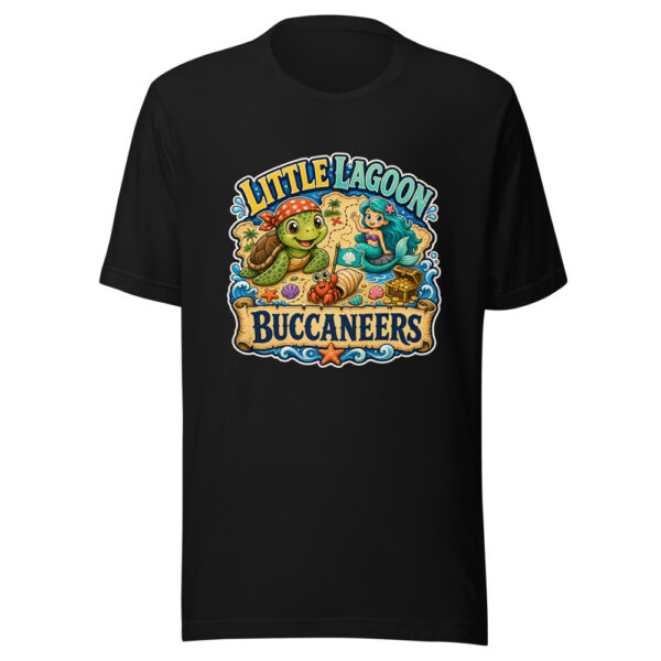Little Lagoon Buccaneers Heartbeat-20260613-manual-codex Graphic Tee front view