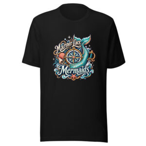 Mariner Lace Mermaids Graphic Tee front view