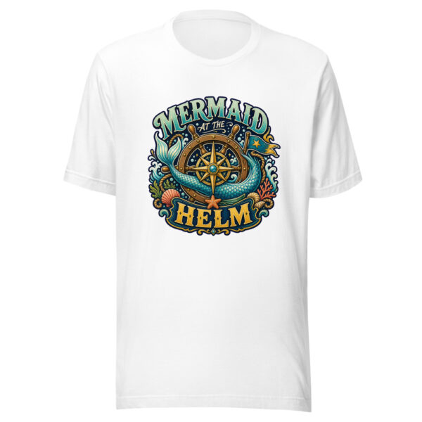 Mermaid At The Helm Heartbeat-20260613-piratesnmermaids-codex Graphic Tee mockup 3 Mermaid At The Helm Heartbeat-20260613-piratesnmermaids-codex Graphic Tee mockup 3