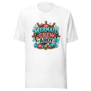 MERMAID CREW AHOY Heartbeat-20260621-codex-fallback Graphic Tee mockup 1 MERMAID CREW AHOY Heartbeat-20260621-codex-fallback Graphic Tee front view