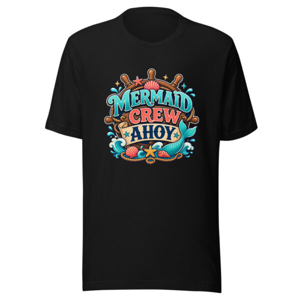 MERMAID CREW AHOY Heartbeat-20260621-codex-fallback Graphic Tee mockup 2