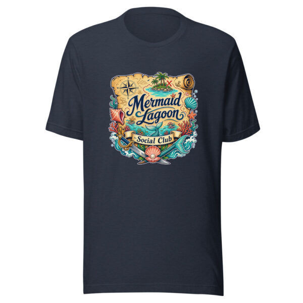 Mermaid Lagoon Social Club Graphic Tee mockup 7 Mermaid Lagoon Social Club Graphic Tee mockup 7