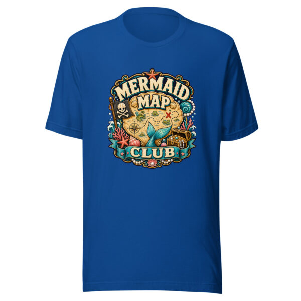 Mermaid Map Club Heartbeat-20260614-piratesnmermaids-codex Graphic Tee front view