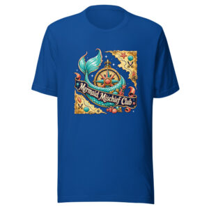 Mermaid Mischief Club Graphic Tee mockup 1 Mermaid Mischief Club Graphic Tee front view