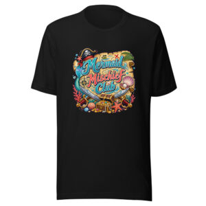 Mermaid Mischief Club Graphic Tee front view