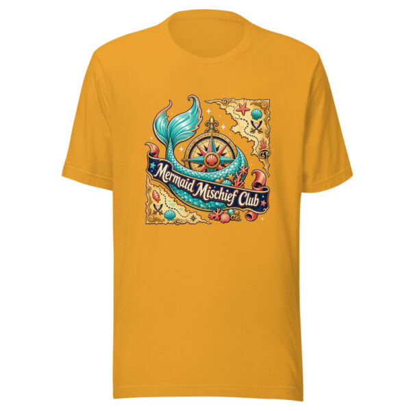 Mermaid Mischief Club Graphic Tee mockup 6 Mermaid Mischief Club Graphic Tee mockup 6