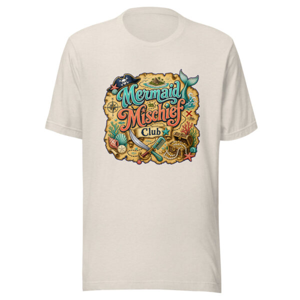 Mermaid Mischief Club Graphic Tee mockup 8 Mermaid Mischief Club Graphic Tee mockup 8