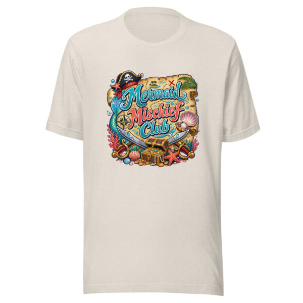 Mermaid Mischief Club Graphic Tee mockup 8 Mermaid Mischief Club Graphic Tee mockup 8