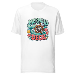 MERMAID ON DECK Heartbeat-20260621-codex-fallback Graphic Tee mockup 1 MERMAID ON DECK Heartbeat-20260621-codex-fallback Graphic Tee front view