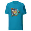 Mermaid Tide Patrol Graphic Tee mockup 1 Mermaid Tide Patrol Graphic Tee front view