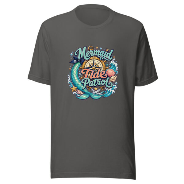Mermaid Tide Patrol Graphic Tee mockup 5 Mermaid Tide Patrol Graphic Tee mockup 5
