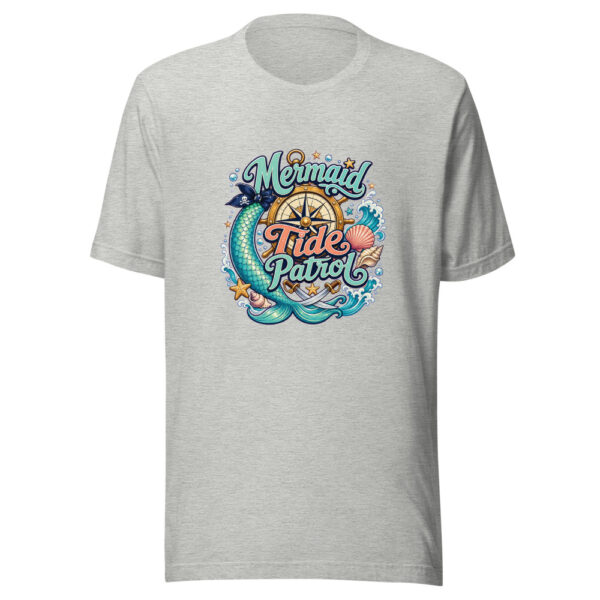 Mermaid Tide Patrol Graphic Tee mockup 6 Mermaid Tide Patrol Graphic Tee mockup 6