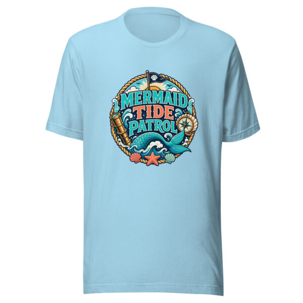Mermaid Tide Patrol Heartbeat-20260613-manual-codex Graphic Tee front view