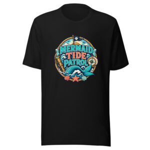 Mermaid Tide Patrol Heartbeat-20260613-manual-codex Graphic Tee front view