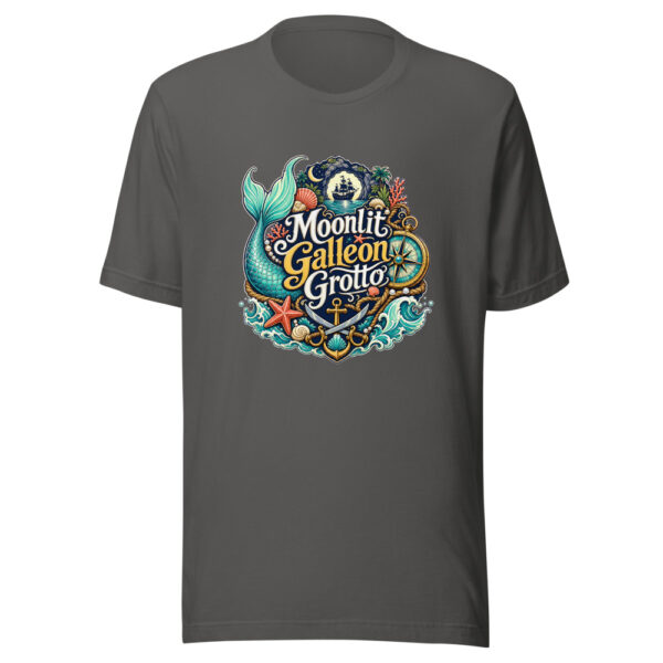 Moonlit Galleon Grotto Graphic Tee mockup 4 Moonlit Galleon Grotto Graphic Tee mockup 4