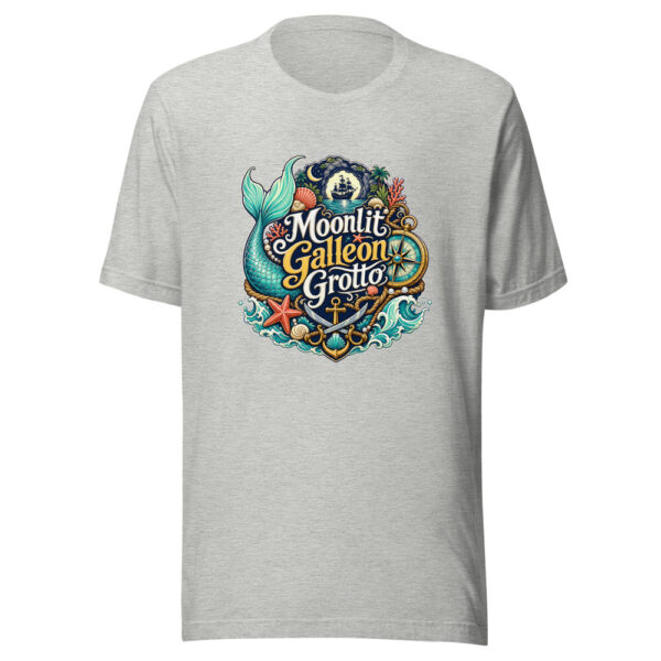 Moonlit Galleon Grotto Graphic Tee mockup 5 Moonlit Galleon Grotto Graphic Tee mockup 5