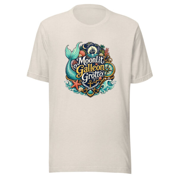 Moonlit Galleon Grotto Graphic Tee mockup 8 Moonlit Galleon Grotto Graphic Tee mockup 8