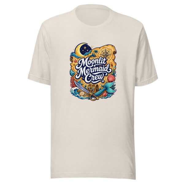 Moonlit Mermaid Crew Graphic Tee front view