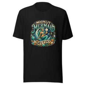 Moonlit Mermaid Mutiny Heartbeat-20260613-manual-codex Graphic Tee front view