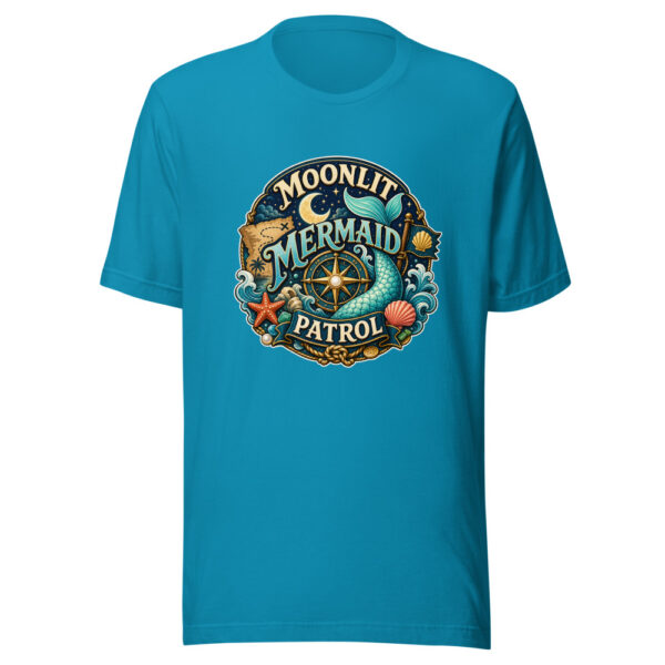 Moonlit Mermaid Patrol Heartbeat-20260613-pirates-codex Graphic Tee mockup 2