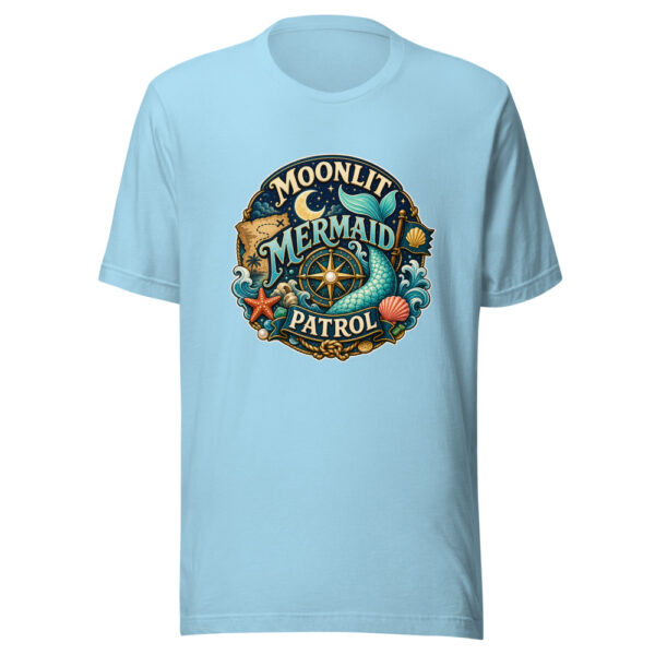 Moonlit Mermaid Patrol Heartbeat-20260613-pirates-codex Graphic Tee mockup 4