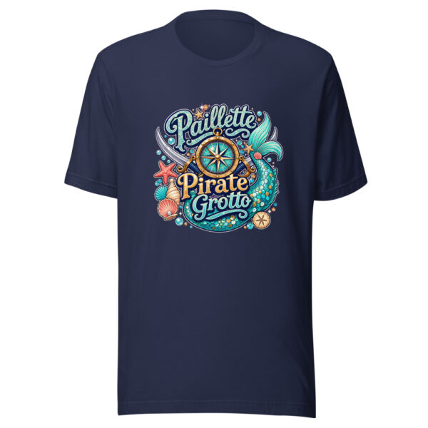 Paillette Pirate Grotto Graphic Tee mockup 3