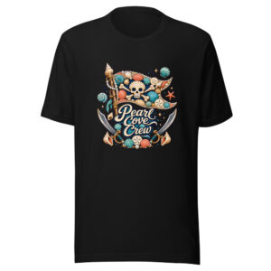 Pearl Cove Crew Graphic Tee mockup 1 Pearl Cove Crew Graphic Tee front view