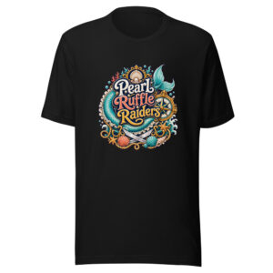 Pearl Ruffle Raiders Graphic Tee front view