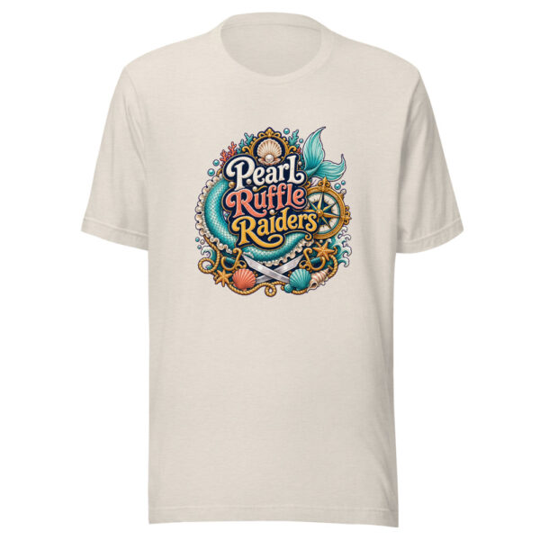 Pearl Ruffle Raiders Graphic Tee mockup 1 Pearl Ruffle Raiders Graphic Tee front view