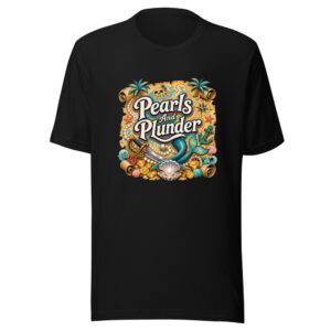 Pearls And Plunder Graphic Tee front view
