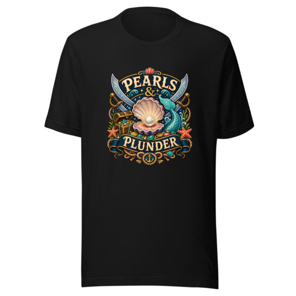 Pearls & Plunder Heartbeat-20260613-pirates-codex Graphic Tee mockup 1 Pearls & Plunder Heartbeat-20260613-pirates-codex Graphic Tee front view