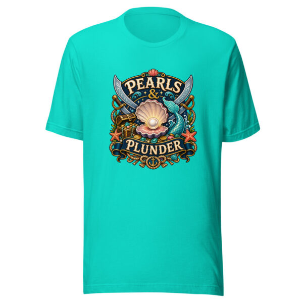 Pearls & Plunder Heartbeat-20260613-pirates-codex Graphic Tee mockup 3