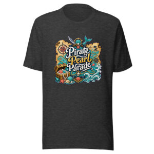 Pirate Pearl Parade Graphic Tee front view
