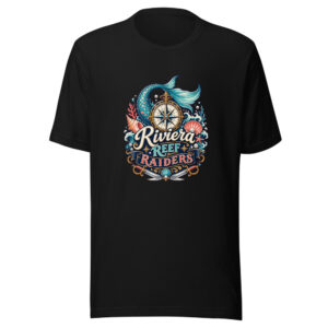Riviera Reef Raiders Graphic Tee mockup 1 Riviera Reef Raiders Graphic Tee front view
