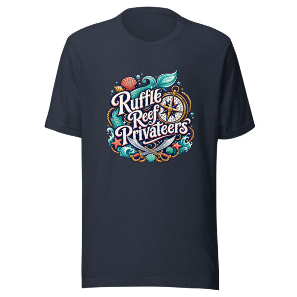 Ruffle Reef Privateers Graphic Tee mockup 1 Ruffle Reef Privateers Graphic Tee front view