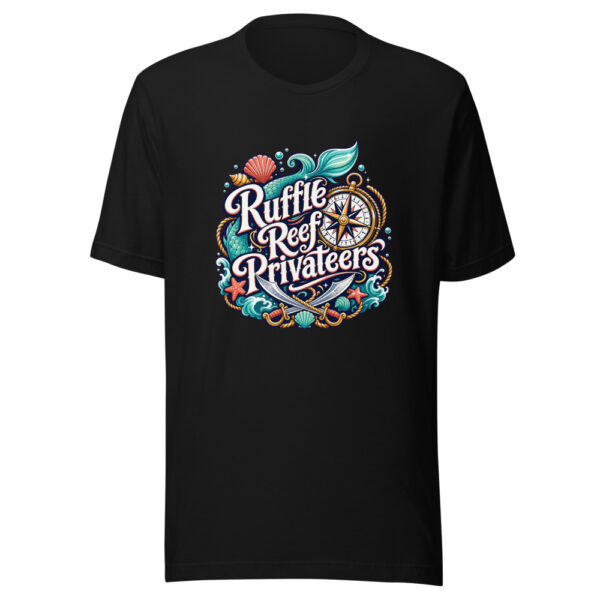 Ruffle Reef Privateers Graphic Tee mockup 2 Ruffle Reef Privateers Graphic Tee mockup 2