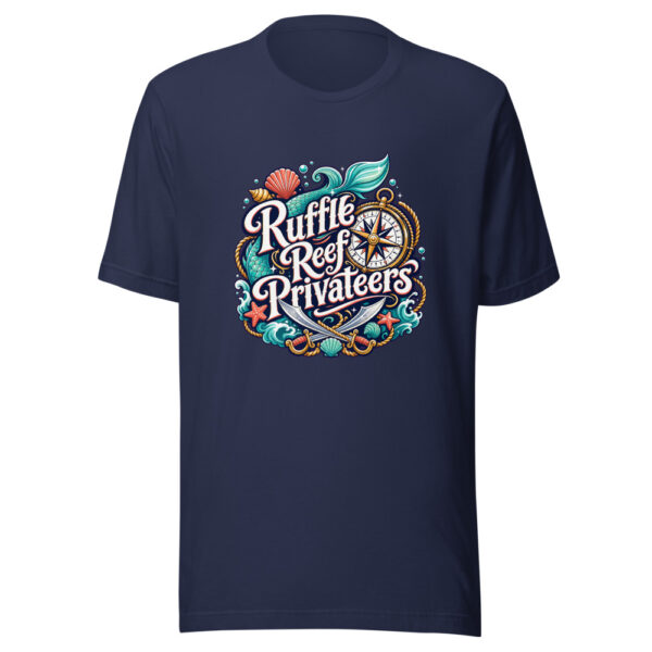 Ruffle Reef Privateers Graphic Tee mockup 4 Ruffle Reef Privateers Graphic Tee mockup 4