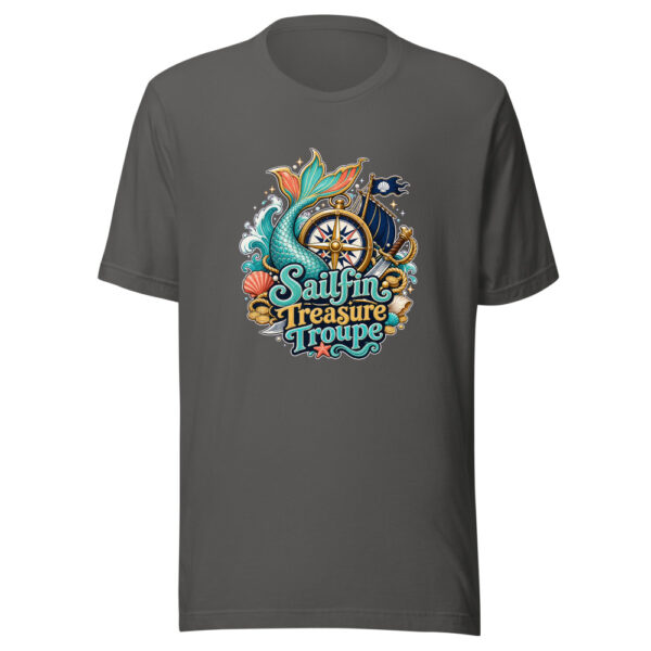 Sailfin Treasure Troupe Graphic Tee mockup 4