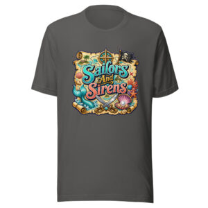 Sailors And Sirens Graphic Tee mockup 1 Sailors And Sirens Graphic Tee front view
