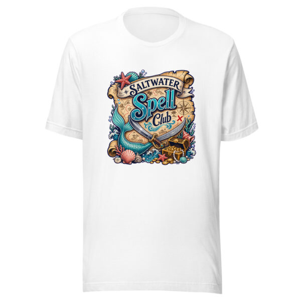 Saltwater Spell Club Graphic Tee mockup 2 Saltwater Spell Club Graphic Tee mockup 2