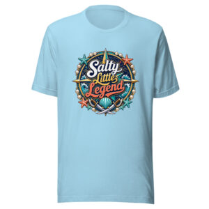 Salty Little Legend Graphic Tee mockup 1 Salty Little Legend Graphic Tee front view