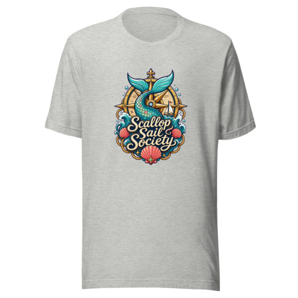 Scallop Sail Society Graphic Tee mockup 6