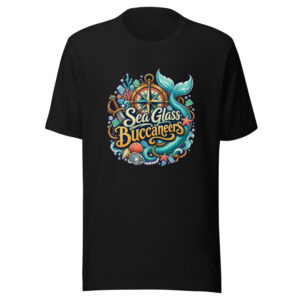 Sea Glass Buccaneers Graphic Tee mockup 1 Sea Glass Buccaneers Graphic Tee front view