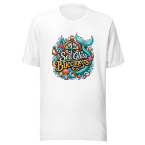 Sea Glass Buccaneers Graphic Tee front view