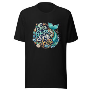 Sea Glass Siren Scouts Graphic Tee mockup 1 Sea Glass Siren Scouts Graphic Tee front view