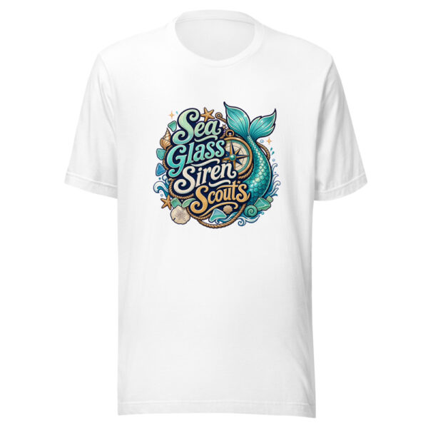 Sea Glass Siren Scouts Graphic Tee mockup 3 Sea Glass Siren Scouts Graphic Tee mockup 3