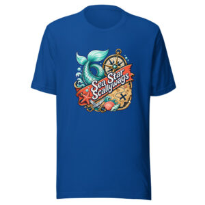Sea Star Scallywags Graphic Tee mockup 1 Sea Star Scallywags Graphic Tee front view