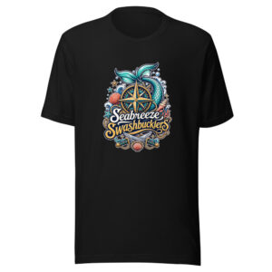 Seabreeze Swashbucklers Graphic Tee mockup 1 Seabreeze Swashbucklers Graphic Tee front view